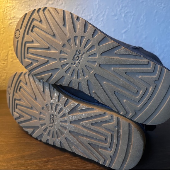 UGG classic mini 2 Navy suede sheepskin water resistant Y2K throwback - Picture 10 of 13